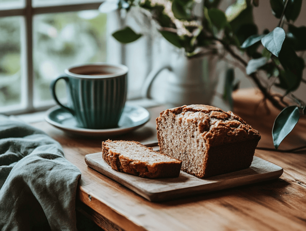 Sourdough Banana Bread and Coffee